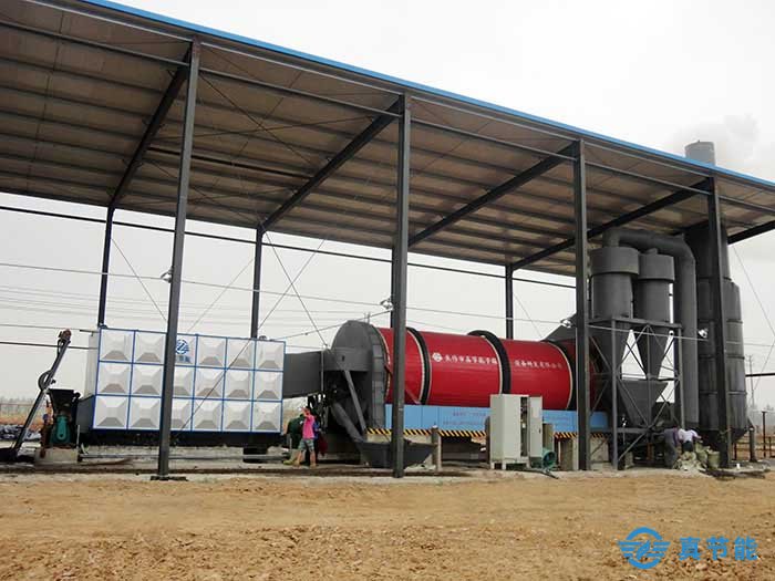 滾筒污泥干化設備工作原理