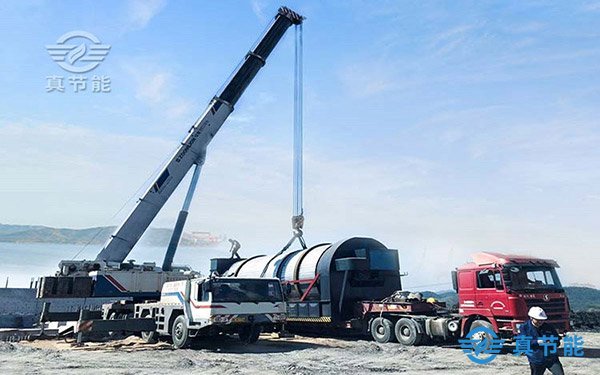 市政污泥干化處理設備吊裝